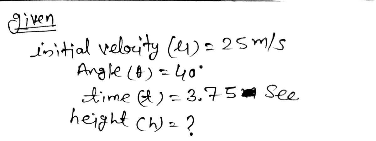 Physics homework question answer, step 1, image 1